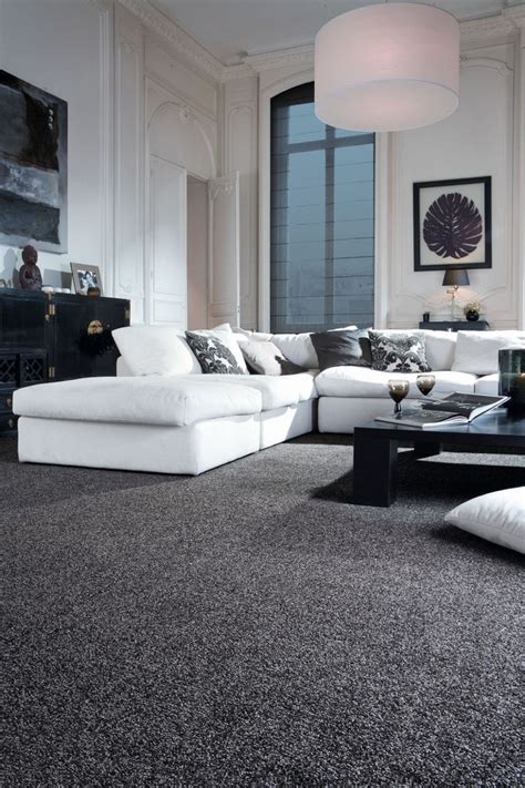 Modern Grey Carpet Living Room White Living Room Decor Grey Carpet