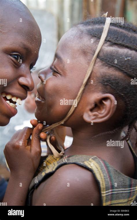 Children Laughing Kroo Bay Freetown Sierra Leone Photo © Nile