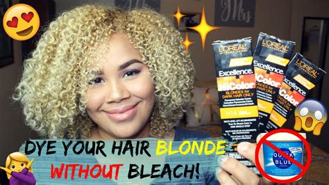 To remove an orange brassy tone from blonde hair, you should use a blue/purple shampoo. How to dye your hair blonde WITHOUT bleach! | Naturally ...