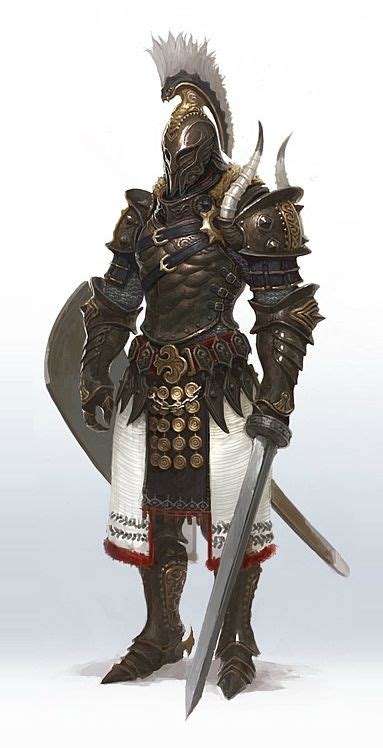 Captain Character Art Knight Armor Concept Art Characters
