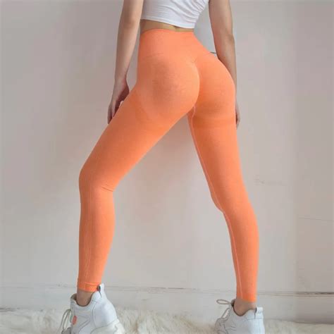 sexy women leggings booty lifting push up legging fitness slim high waist legging seamless