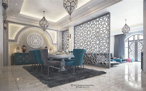 Arabic Modern Interior On Behance Arredamento Arabo Design Di Interni Moderno Arredi Arabi