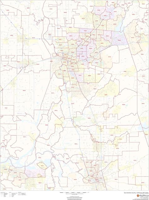 Zip Code Map Sacramento County World Map
