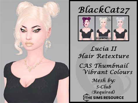 The Sims Resource S Club Lucia Ii Hair Retexture Mesh Needed
