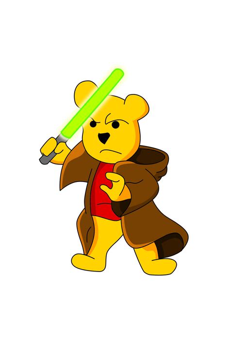 Jedi Pooh Bear By Rephaimnoir On Deviantart
