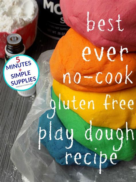 Best Ever Homemade Play Dough All Natural Gluten Free Recipe Takes Just 5 Minutes To Make