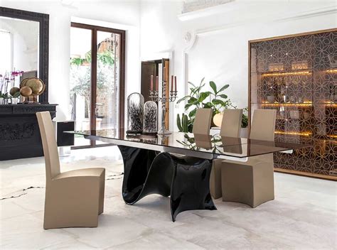 Italian Dining Table Wave By Tonin Casa Mig Furniture
