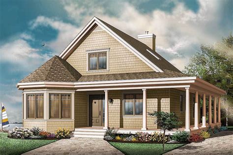 3 Bedroom Country House Plan With Wrap Around Porch 21624dr