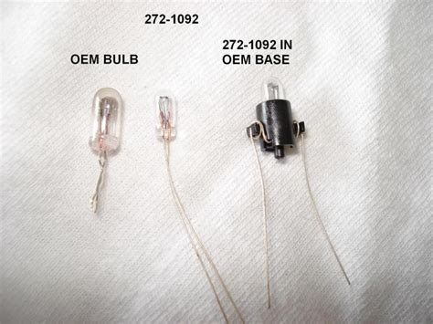 I Do Not Recommend Using 272 1092 Bulbs From Radio Shack For Replacing