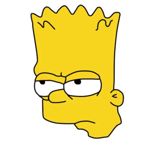 Bart Simpson Funny Face