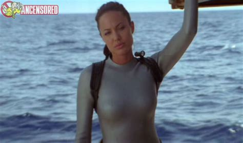Naked Angelina Jolie In Lara Croft Tomb Raider The Cradle Of Life