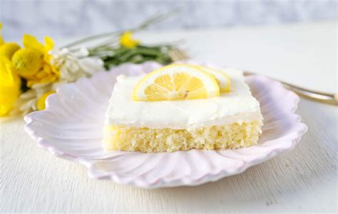 Lemon Sheet Cake Recipe Modern Honey