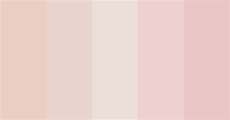 Pale Skin Tones Color Scheme Pink