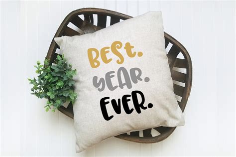 New Years Svg Cut File Best Year Ever Svg File Clip Etsy