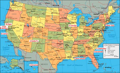 The united states comprises of 50 states and a federal. What are considered the Top 10 USA Cities to Visit