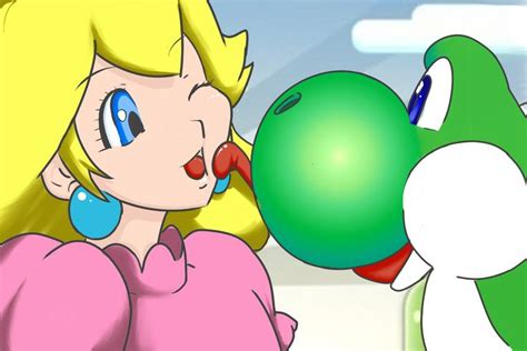 Princess Peach And Yoshi Friendship