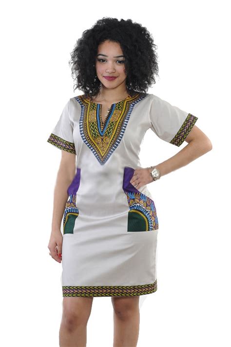 2016 African Dresses For Women Dashiki African Clothes Short Sleeve
