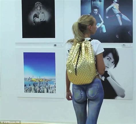 Sandra Bakkers Model Walks Around Hong Kong Naked From The Waist Down