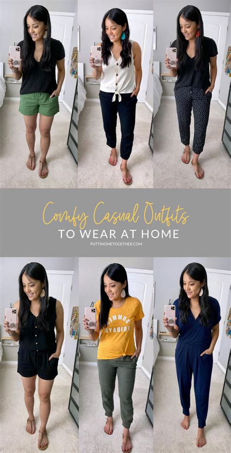 Comfy Casual Outfits To Wear At Home And Feel Put Together