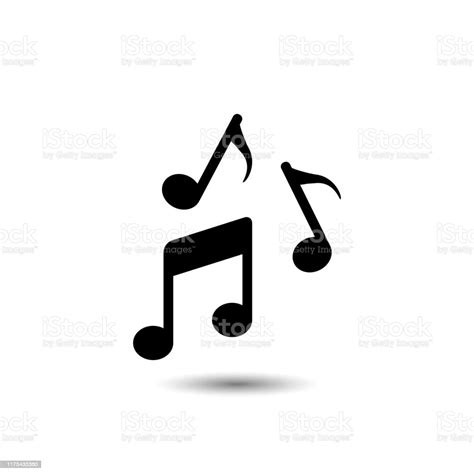 Music Note Icon Vector Illustration Stock Illustration Download Image