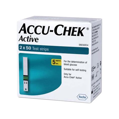 Buy Accu Chek Active Glucometer Test Strips Box Of Online Get