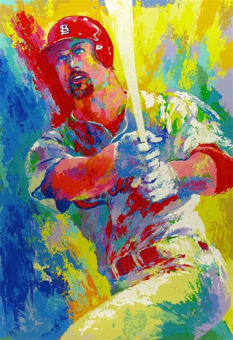 Abstract Baseball Painting