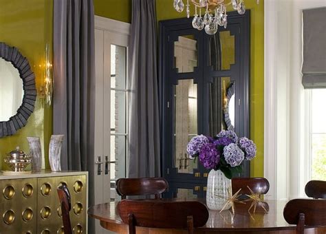 Trendy Color Duo 20 Dining Rooms That Serve Up Gray And Yellow Decoist