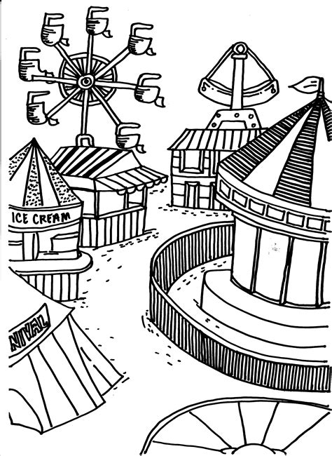 We'd love to hear from you! Fair Coloring Pages - GetColoringPages.com