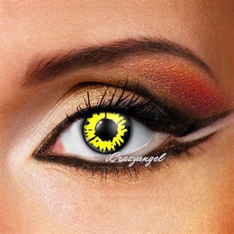 Yellow Werewolf Eyes Contact Lenses Icrazyangel