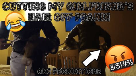 Cutting My Girlfriends Hair Prank Mr And Mrs Loyal Youtube