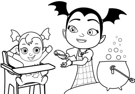 Dibujos De Vampirina Para Colorear Para Ni Os Wonder Day Dibujos Para Colorear Para Ni Os Y