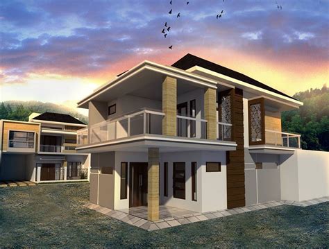 Pemilihan material / bahan dan juga warna. 18 Desain Rumah Minimalis Type 36 dan 45 Terbaru 2018 ...