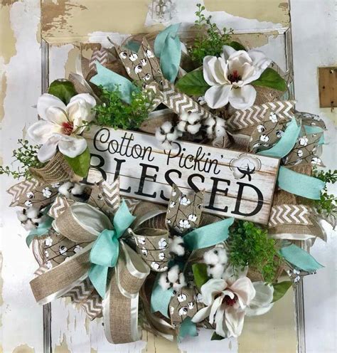 Blessed Wreath Deco Wreaths Wreath Decor Holiday Wreaths