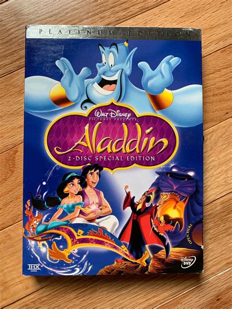 Disney Aladdin Platinum Edition Dvd 2004 2 Disc Set Special Edition New