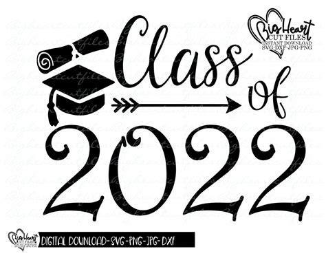 Class Of 2022 Svg Png  Dxf 2022 Class Of Graduation Etsy Uk