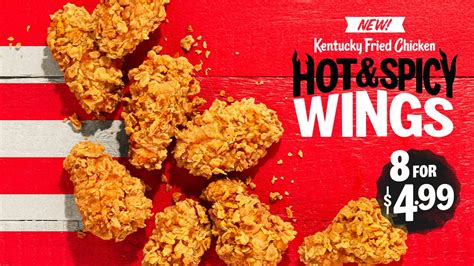 Kfc To Launch Hot And Spicy Wings From 10 September