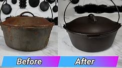 Cast Iron Dutch Oven Restoration