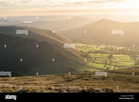 Edale And Lose Hill Early Morning From Grindslow Knoll Kinder Scout