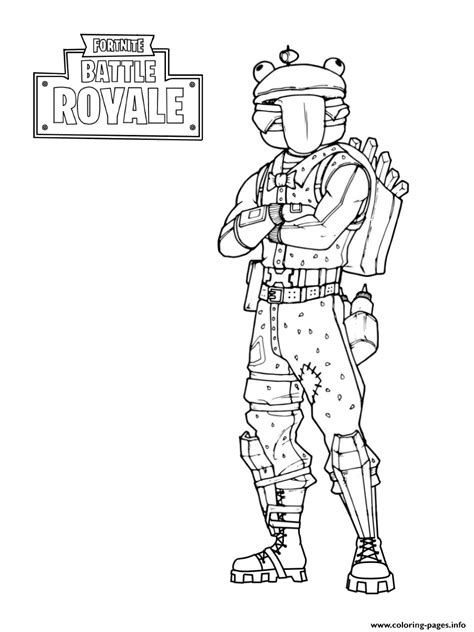 All these santa coloring pages are free and can be printed in seconds from your computer. Fortnite Frog Skin Coloring Pages Printable