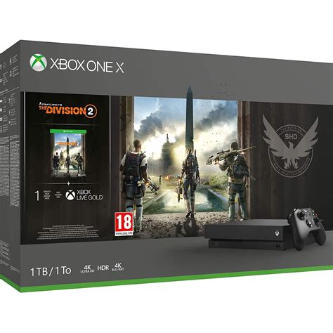 Xbox One X 1tb Console Tom Clancys The Division 2 Bundle