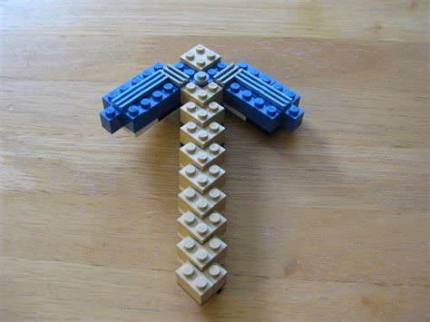 How To Make A Lego Minecraft Pickaxe 5 Steps With Pictures