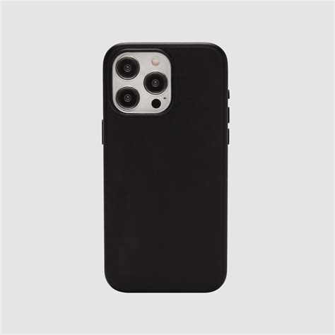 Personalised Iphone 15 Pro Max Vegan Case Black With Initials Tde