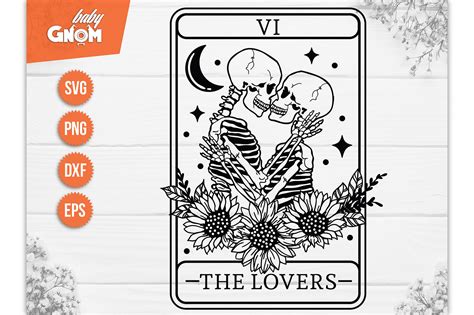 The Lovers Svg The Lovers Tarot Card Graphic By Babygnom · Creative