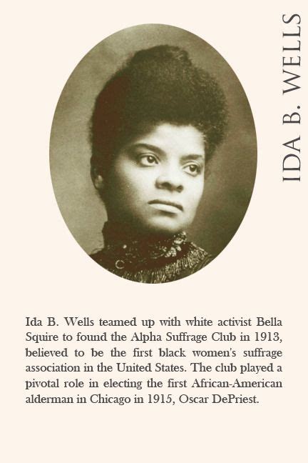 Halftheskymovement “ Ida B Wells Co Founded The First Black Womens