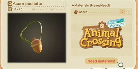 Animal Crossing New Horizons Seasonal Acorn And Pine Cone Guide