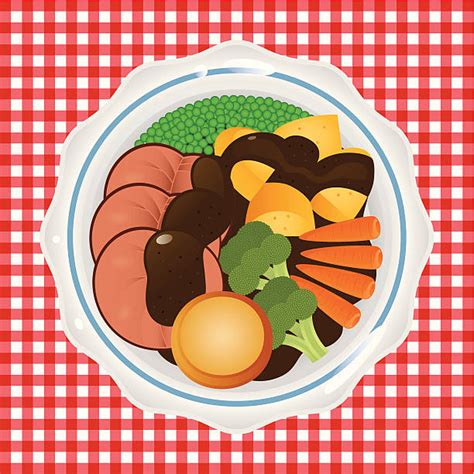 Roast Dinner Illustrations Royalty Free Vector Graphics And Clip Art