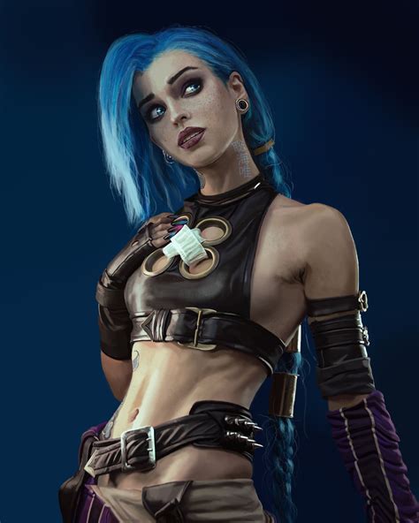 Artstation Jinx Arcane Inspiration Xandrastax Instagram