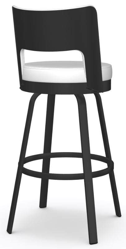 Bar Stools And Kitchen Counter Stools Black And White Swivel Barstool