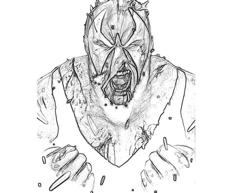 Bane Coloring Pages Printables