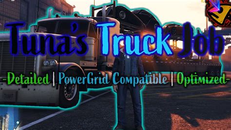 Fivem Tunas Truck Job Esx Power Grid Compatible Youtube